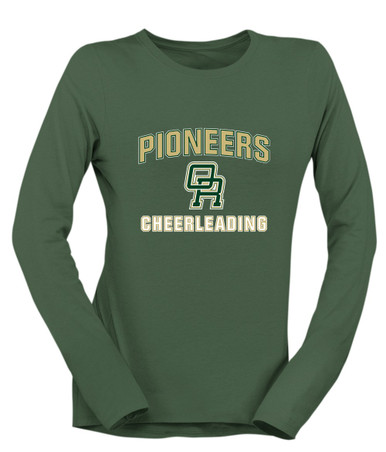 Oak Ridge Pioneers Cheerleading Women's Premium LS T-Shirt