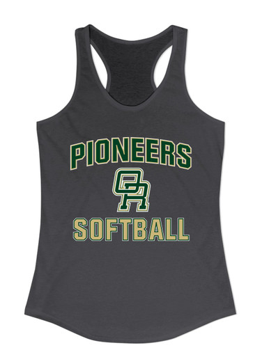Oak Ridge Pioneers Softball #1 Women's Tank Top