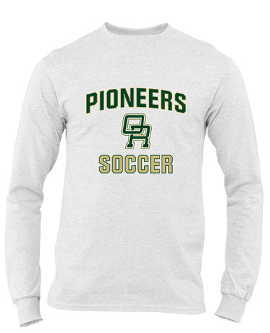 Oak Ridge Pioneers Soccer #1 Men's LS T-Shirt