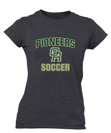 Oak Ridge Pioneers Soccer #1 Women's Premium SS T-Shirt