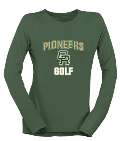 Oak Ridge Pioneers Golf Women's Premium LS T-Shirt