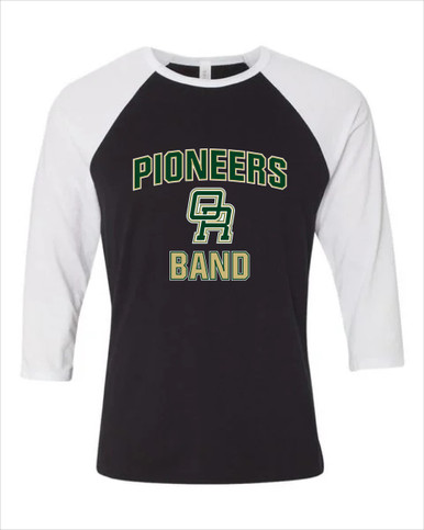 Oak Ridge Pioneers Band # 1 Men's Baseball T-Shirt