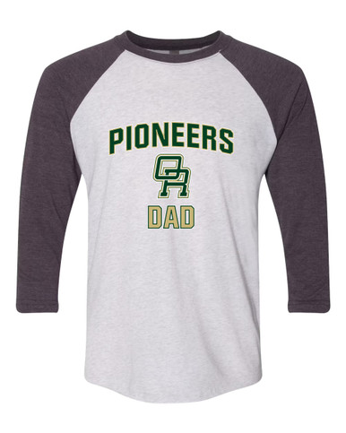 Oak Ridge Pioneers Dad Men's Baseball T-Shirt