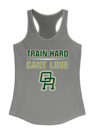 Oak Ridge Pioneers Train Hard, Can't Lose Women's Tank Top