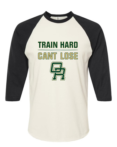 Oak Ridge Pioneers Train Hard, Can't Lose Women's Baseball T-Shirt