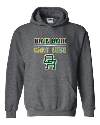 Oak Ridge Pioneers Train Hard, Can't Lose Men's Hoodie