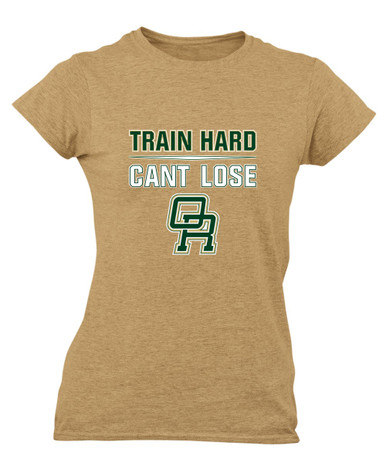 Oak Ridge Pioneers Train Hard, Can't Lose Women's Premium SS T-Shirt