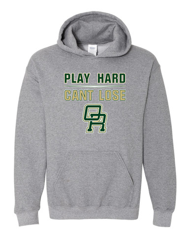 Oak Ridge Pioneers Play Hard, Can't Lose Men's Hoodie