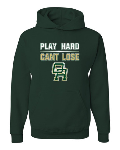 Oak Ridge Pioneers Play Hard, Can't Lose Men's Premium Hoodie