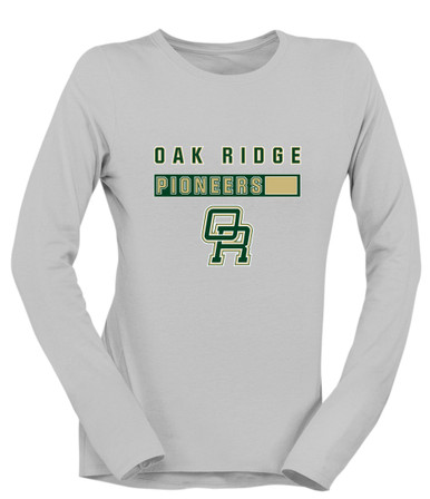Oak Ridge Pioneers Mascot #7 Women's LS T-Shirt
