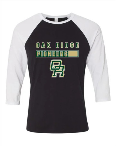 Oak Ridge Pioneers Mascot #7 Men's Baseball T-Shirt