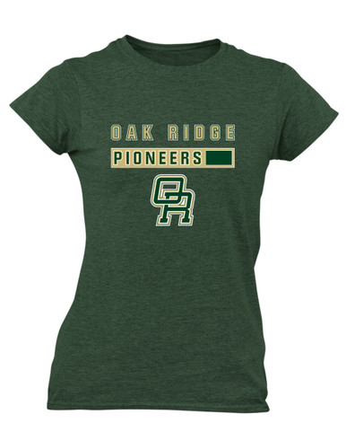 Oak Ridge Pioneers Mascot #7 Women's Premium SS T-Shirt
