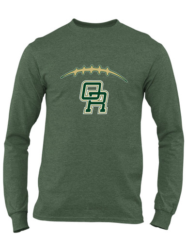 Oak Ridge Pioneers Football #2 Men's Premium LS T-Shirt