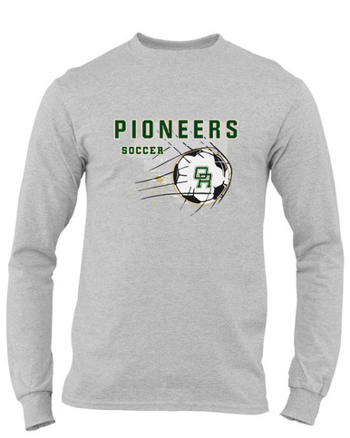 Oak Ridge Pioneers Soccer #2 Men's LS T-Shirt