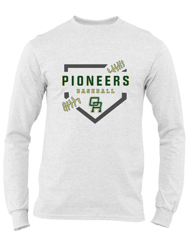 Oak Ridge Pioneers Baseball #2 Men's LS T-Shirt