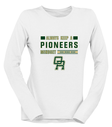 Oak Ridge Pioneers Mindset Women's LS T-Shirt
