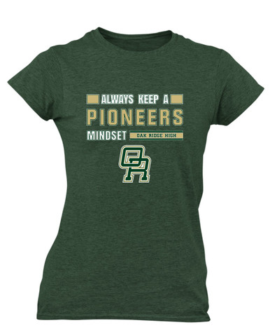 Oak Ridge Pioneers Mindset Women's SS T-Shirt