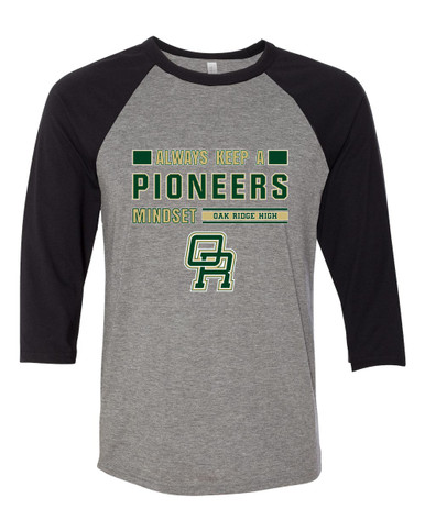 Oak Ridge Pioneers Mindset Men's Baseball T-Shirt