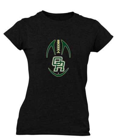 Oak Ridge Pioneers Football #4 Women's SS T-Shirt