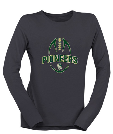 Oak Ridge Pioneers Football #5 Women's LS T-Shirt