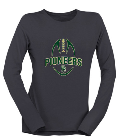 Oak Ridge Pioneers Football #5 Women's Premium LS T-Shirt