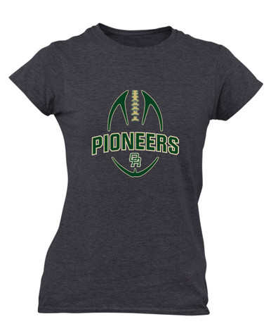 Oak Ridge Pioneers Football #5 Women's Premium SS T-Shirt