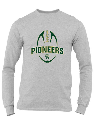 Oak Ridge Pioneers Football #5 Men's LS T-Shirt