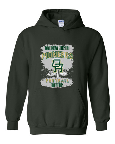 Oak Ridge Pioneers Football #6 Men's Hoodie