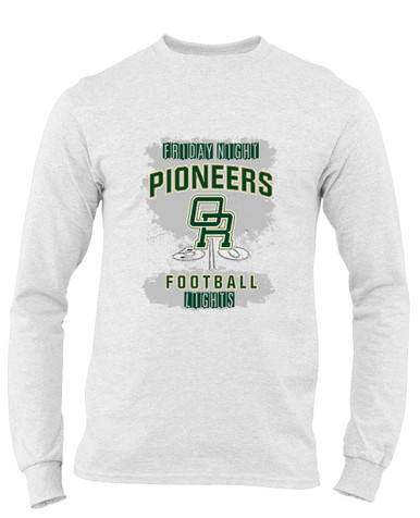 Oak Ridge Pioneers Football #6 Men's Premium LS T-Shirt