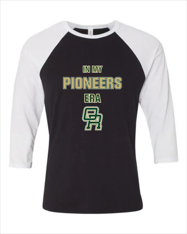 Oak Ridge Pioneers Era #1 Women's Baseball T-Shirt