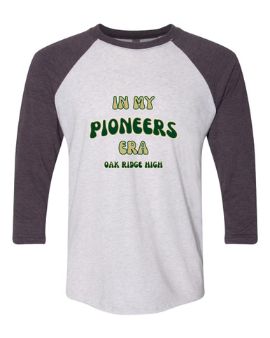 Oak Ridge Pioneers Era #2 Women's Baseball T-Shirt