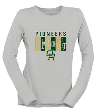 Oak Ridge Pioneers Band # 2 Women's Premium LS T-Shirt