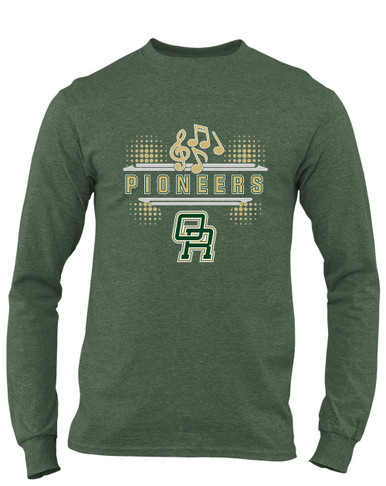 Oak Ridge Pioneers Band # 3 Men's Premium LS T-Shirt