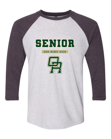 Oak Ridge Pioneers Senior #2 Women's Baseball T-Shirt