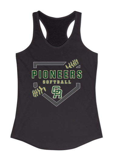 Oak Ridge Pioneers Softball #2 Women's Tank Top