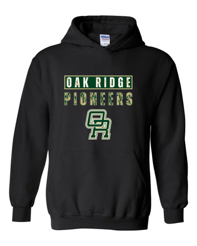 Oak Ridge Pioneers Mascot #9 Men's Hoodie