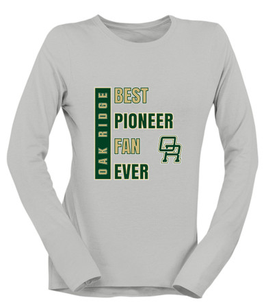 Oak Ridge Pioneers Best Pioneer Fan Women's Premium LS T-Shirt