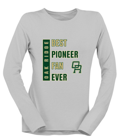 Oak Ridge Pioneers Best Pioneer Fan Women's LS T-Shirt