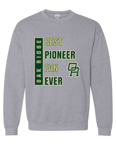 Oak Ridge Pioneers Best Pioneer Fan Men's Sweatshirt