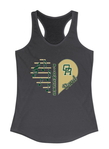 Oak Ridge Pioneers Heart Band Women's Tank Top