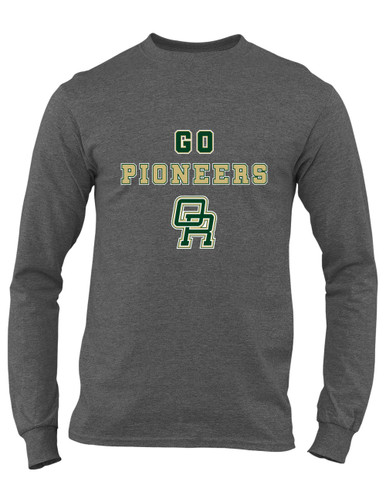 Oak Ridge Pioneers Go Team Men's Premium LS T-Shirt