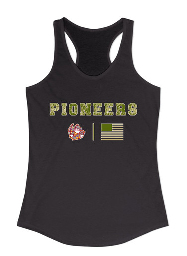 Cupertino Pioneers Camo Flag Women's Tank Top
