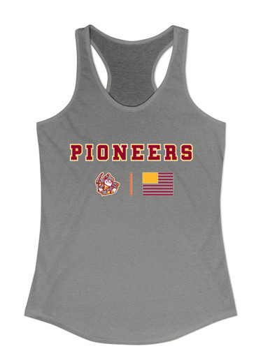 Cupertino Pioneers Team Colors Flag Women's Tank Top