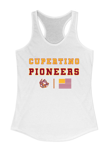 Cupertino Pioneers Spirit Flag Women's Tank Top