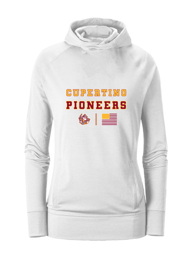 Cupertino Pioneers Spirit Flag Women's Hoodie