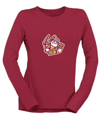 Cupertino Pioneers Mascot #1 Women's Premium LS T-Shirt