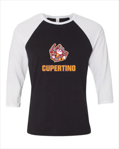 Cupertino Pioneers Mascot #2 Women's Baseball T-Shirt