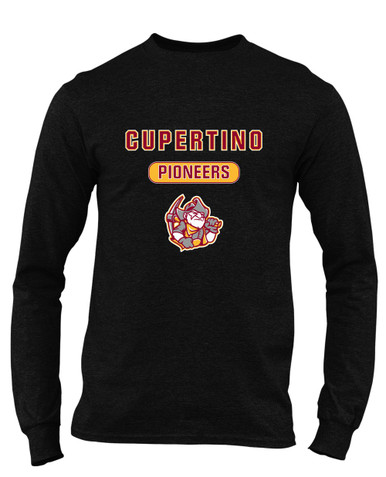 Cupertino Pioneers Mascot #3 Men's Premium LS T-Shirt