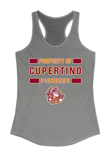 Cupertino Pioneers Property Of Women's Tank Top