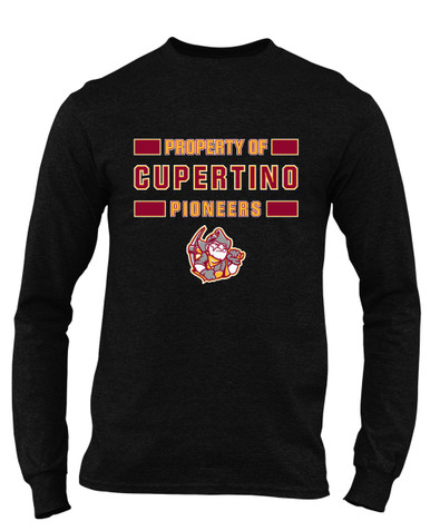 Cupertino Pioneers Property Of Men's LS T-Shirt